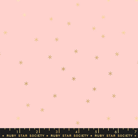 Spark in Metallic Pale Pink -- Melody Miller for Ruby Star Society -- Moda Fabric