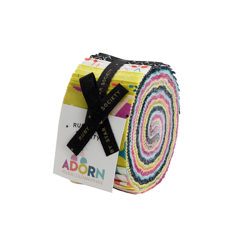 Adorn Jelly Roll --- Rashida Coleman Hale for Ruby Star Precut for Moda Fabrics