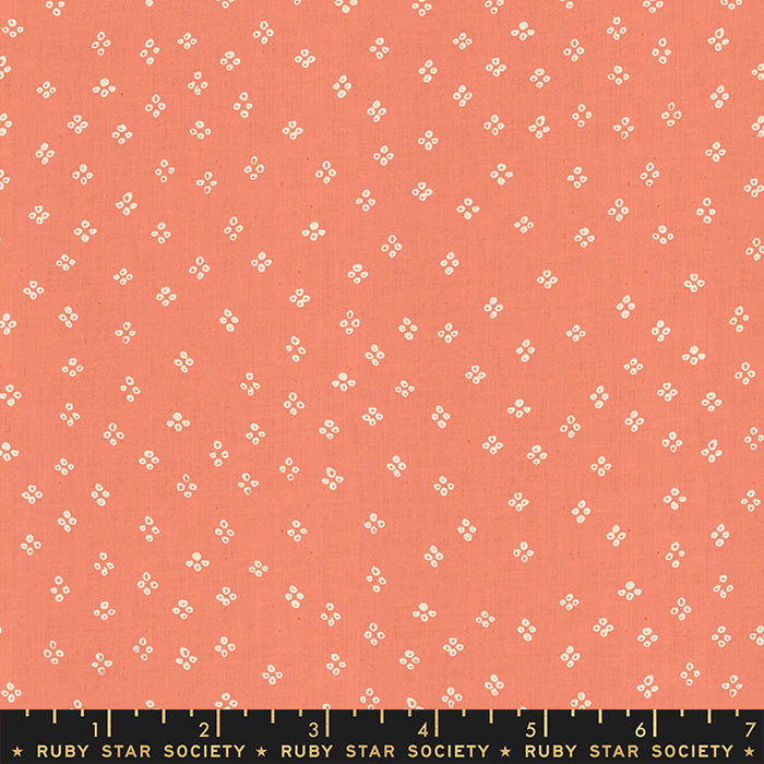 Handkerchief in Melon --- Heirloom by Alexia Abegg for Ruby Star Society --- Moda Fabric