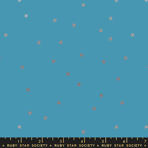 Spark in Metallic Vintage Blue -- Melody Miller for Ruby Star Society -- Moda Fabric