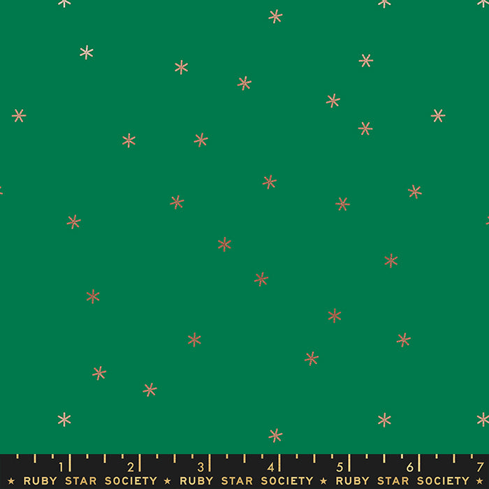 Spark in Metallic Evergreen -- Melody Miller for Ruby Star Society -- Moda Fabric