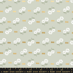Fruit Flowers in Ash -- First Light by Ruby Star Society --- Moda Fabric