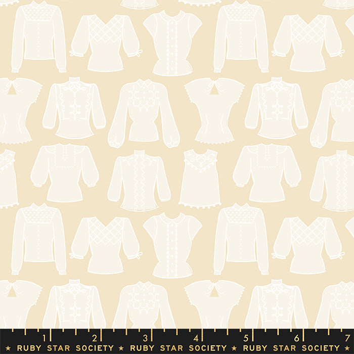 Blouses Shirts Dresses in Parchment -- First Light by Ruby Star Society --- Moda Fabric