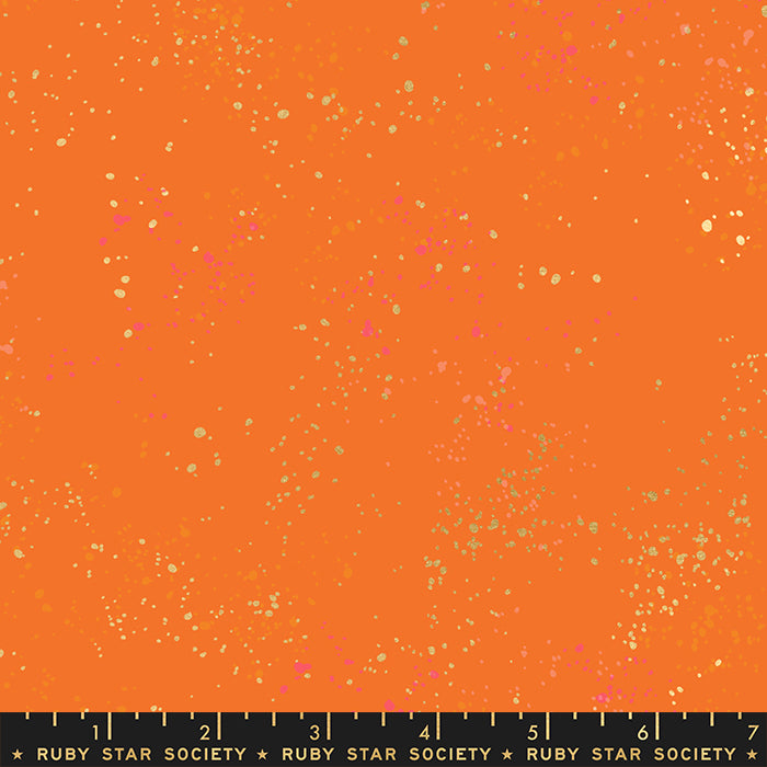Speckled New Burnt Orange --  Basics -- Ruby Star Society for Moda Fabrics