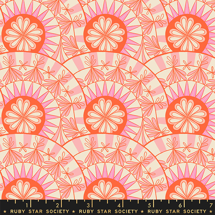 Hibiscus in Balmy -- Camellia by Melody Miller for Ruby Star Society -- Moda Fabric