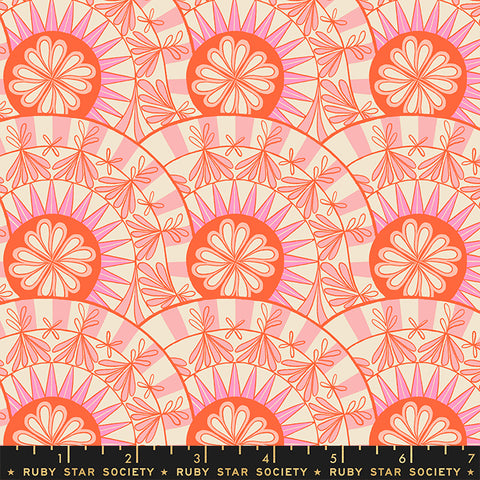 Hibiscus in Balmy -- Camellia by Melody Miller for Ruby Star Society -- Moda Fabric