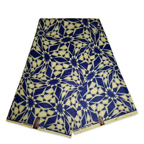 African print fabric - Shapes - Polycotton