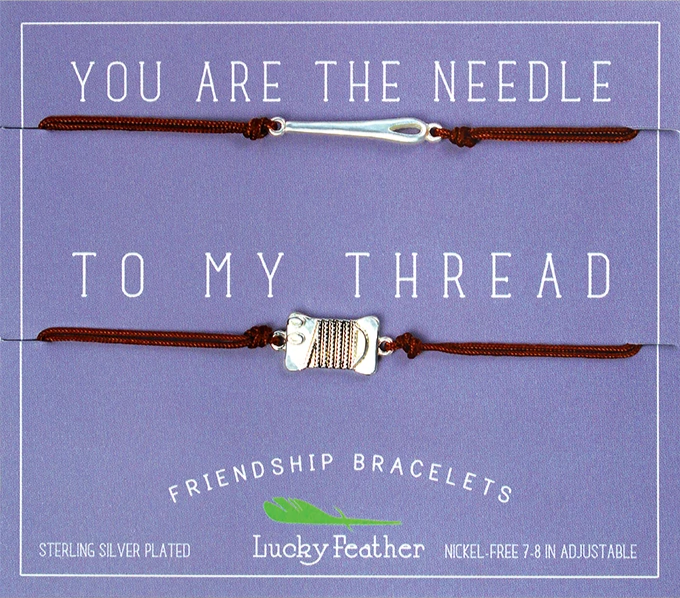 Friendship Bracelet - Silver - NEEDLE/THREAD