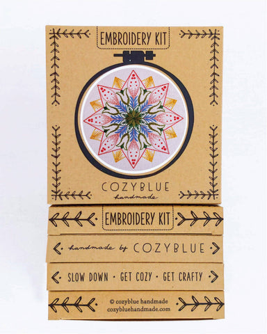 market day embroidery kit