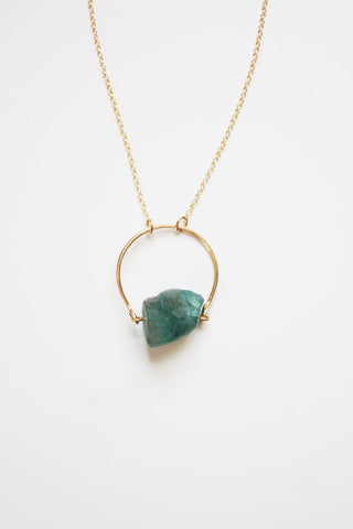 Arch Apatite Raw Crystal Necklace