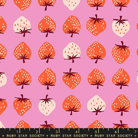 Strawberry in Daisy  -- Strawberry Friends by Kim Kight for Ruby Star Society -- Moda Fabric