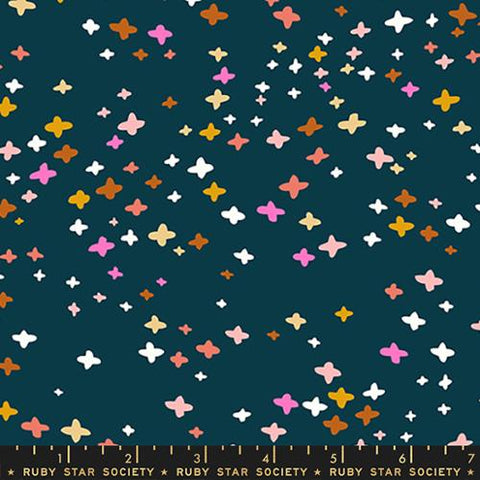 It's A Plus in Peacock -- Koi Pond by Rashida Coleman-Hale for Ruby Star Society -- Moda Fabric