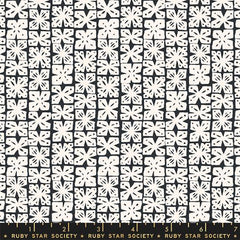 Stamped Flowers in Wolf --- Sketchbook by Alexia Abegg for Ruby Star Society -- Moda Fabric