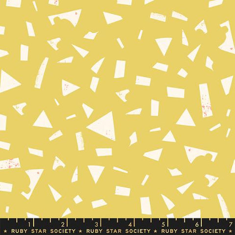 Terrazzo Triangle in Sunshine --- Sketchbook by Alexia Abegg for Ruby Star Society -- Moda Fabric