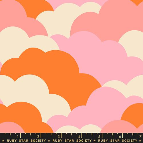 Clouds in Orange --- Reverie by Melody Miller for Ruby Star Society -- Moda Fabric