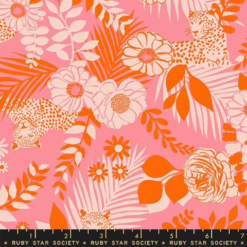 Leopard Flower in Sorbet --- Reverie by Melody Miller for Ruby Star Society -- Moda Fabric