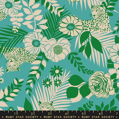 Leopard Flower in Succulent --- Reverie by Melody Miller for Ruby Star Society -- Moda Fabric
