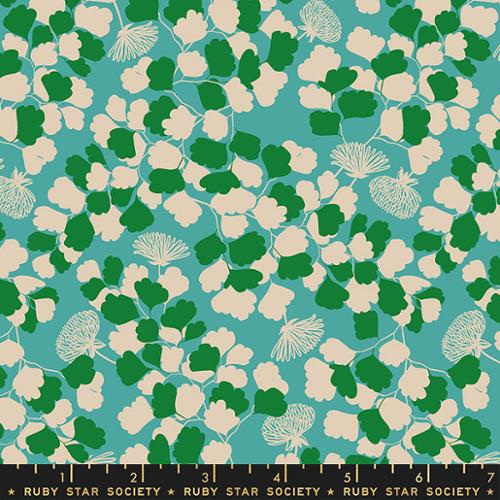 Spotted Modern Leaves in Succulent --- Reverie by Melody Miller for Ruby Star Society -- Moda Fabric