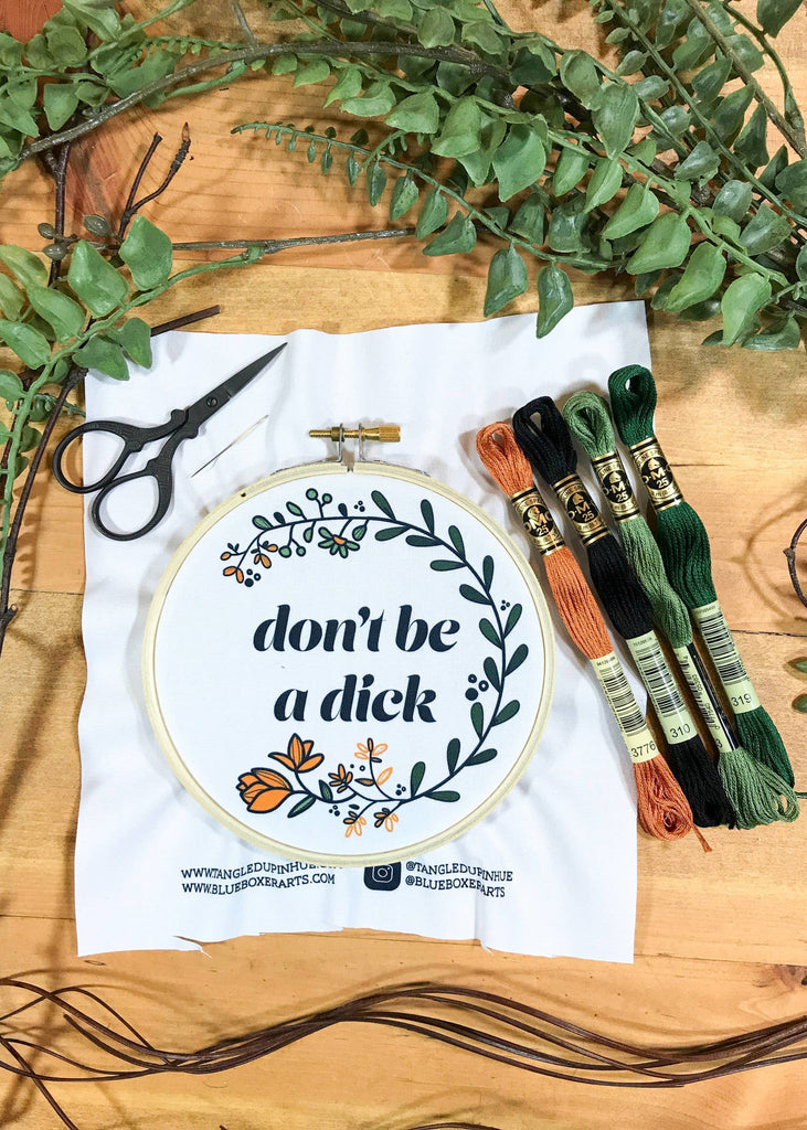DIY Stitch Kit - Don't Be a Dick