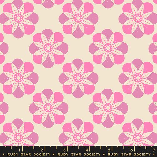 Cherry Blossom Mandala in Lupine --- Floradora by Jen Hewett for Ruby Star Society -- Moda Fabric