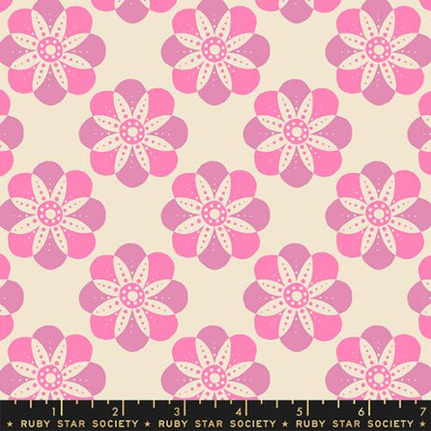Cherry Blossom Mandala in Lupine --- Floradora by Jen Hewett for Ruby Star Society -- Moda Fabric
