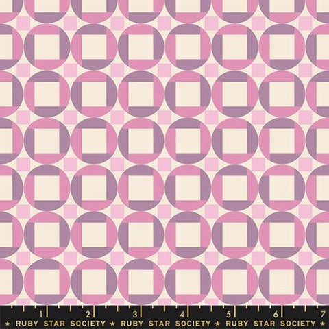 Cane Geometric Dot in Lupine --- Floradora by Jen Hewett for Ruby Star Society -- Moda Fabric