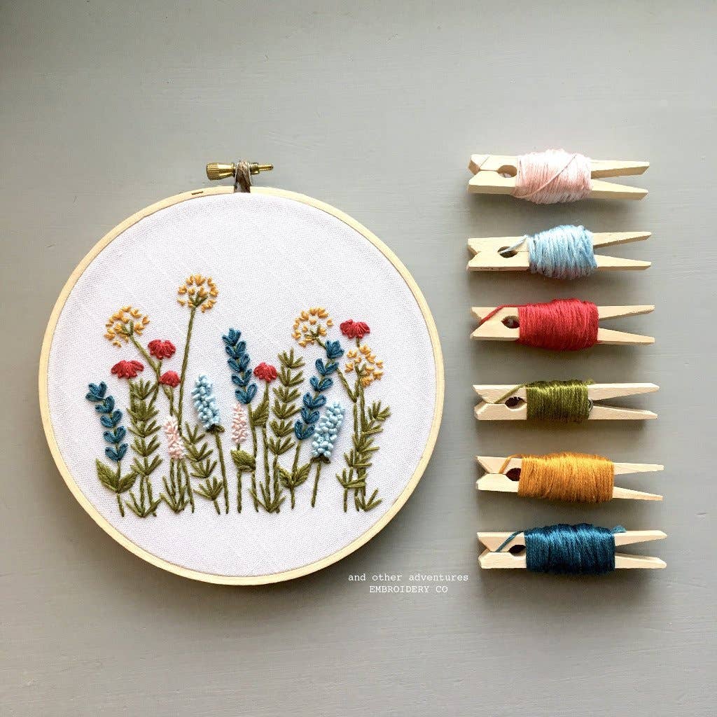 Embroidery KIT - Bright Summer Meadow