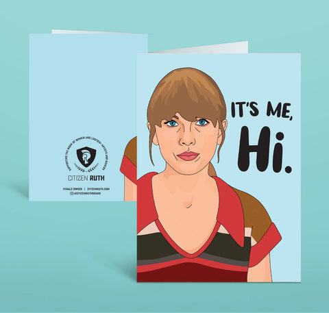 Taylor Swift "Hi, It's Me" Card