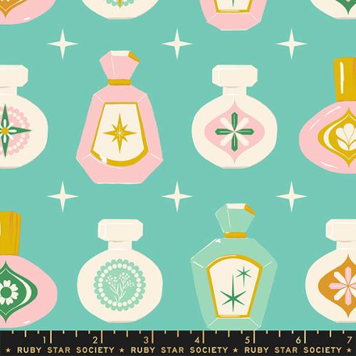 Perfume Novelty Makeup in Agave ---  Curio by Melody Miller for Ruby Star Society -- Moda Fabric