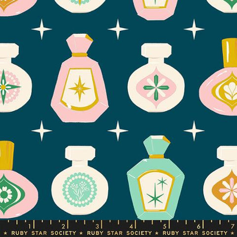 Perfume Novelty Makeup in Galaxy ---  Curio by Melody Miller for Ruby Star Society -- Moda Fabric