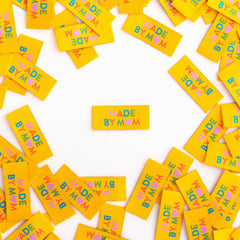 Made by Mom Woven Labels - Sewing Woven Clothing Tags