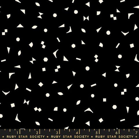 Quiltfetti in Black---  Achroma  by Rashida Coleman-Hale for Ruby Star Society -- Moda Fabric