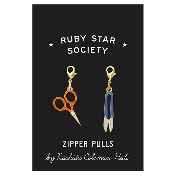 Rashida Coleman Hale Zipper Pulls 2ct -- Ruby Star Society