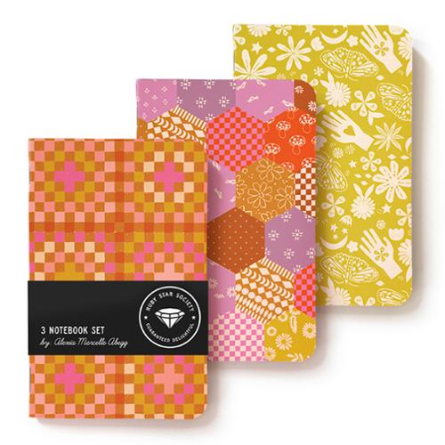 Alexia Honey Notebook 3ct  -- Ruby Star Society