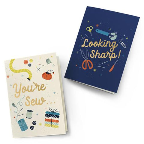 Rashida Sew Thoughtful Notecards  -- Ruby Star Society