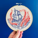 Release the Kraken Embroidery Kit by Hook, Line, and Tinker Embroidery
