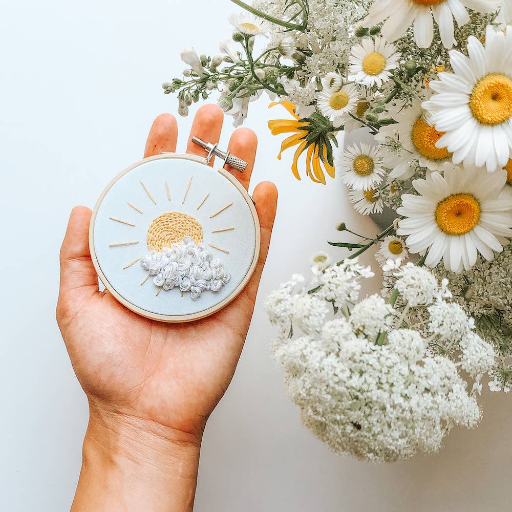 The Sunshine Hoop Embroidery Kit