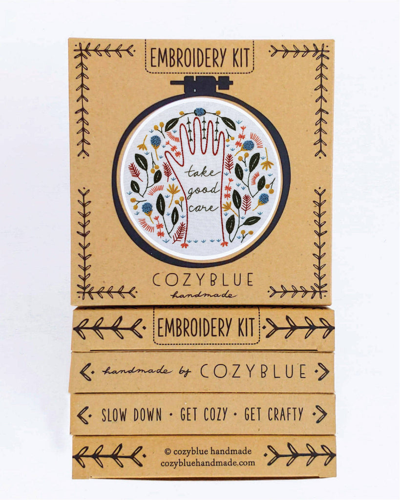 take good care embroidery kit