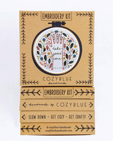 take good care embroidery kit