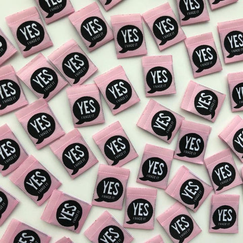 "Yes I Made It" Woven Label by Kylie and the Machine