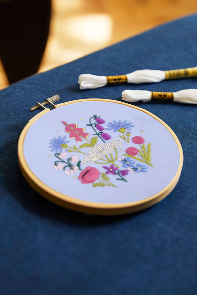 DMC Designer Embroidery Kit - English Garden