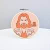 The Dude Embroidery Kit -- Holly Oddly