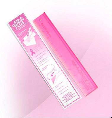 Pink Add-A-Quarter 12in Ruler