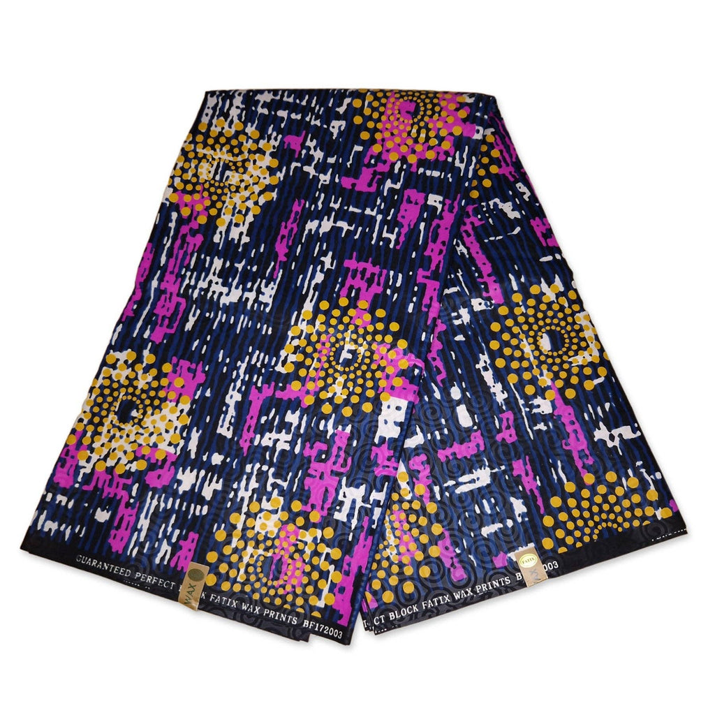 African print fabric - Abstract - Polycotton