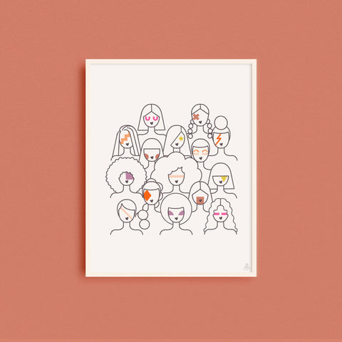 Rebel, Rebel 8x10 Art Print