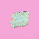 Anxious Enamel Pin -- Holly Oddly