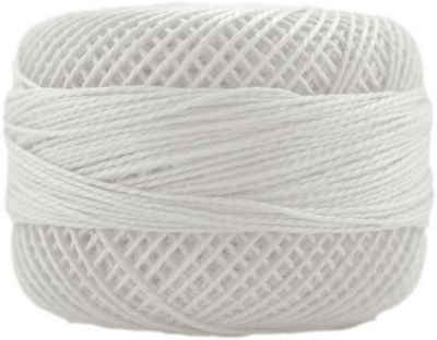 Perle Cotton Sz8 10gm SOFT WHITE 1000 -- Presencia