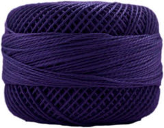 Perle Cotton Sz8 10gm VERY DARK LAVENDER 2720 -- Presencia