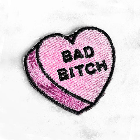 Patch - Candy Heart - Bad Bitch - Lilac
