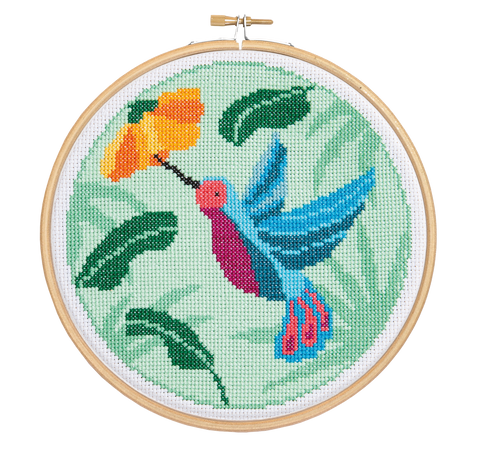 Humming Bird Cross Stitch Kit